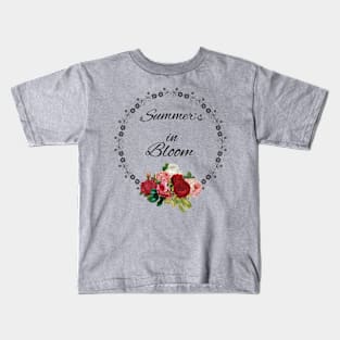 Summer's in Bloom Kids T-Shirt